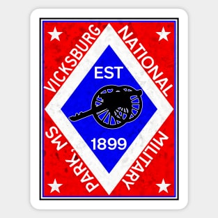 VICKSBURG MISSISSIPPI NATIONAL MILITARY PARK CIVIL WAR BATTLEFIELD Sticker